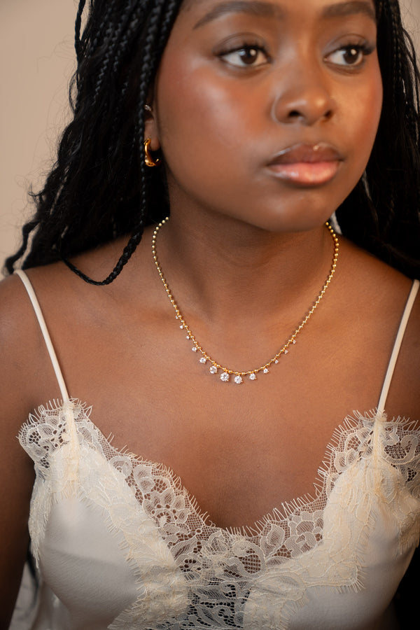 Amour Station Necklace