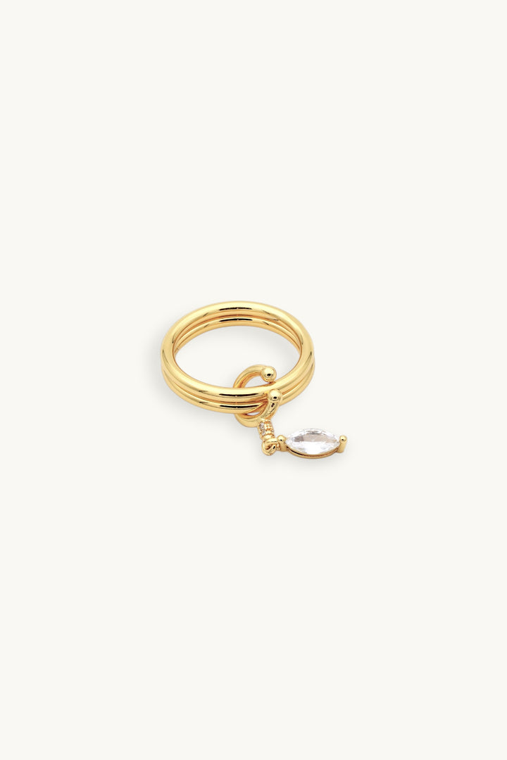 DUET MARQUISE RING