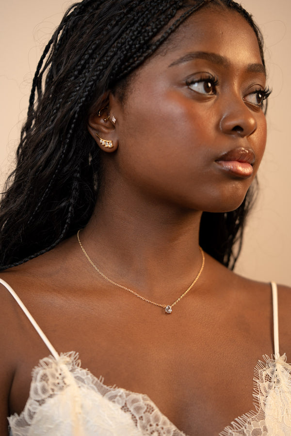 Clair Pear Necklace