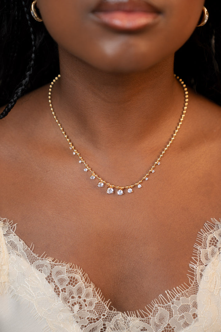 Amour Station Necklace
